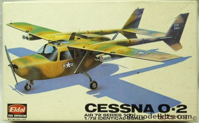 Eidai 1/72 Cessna O-2 Skymaster USAF, 006-100 plastic model kit